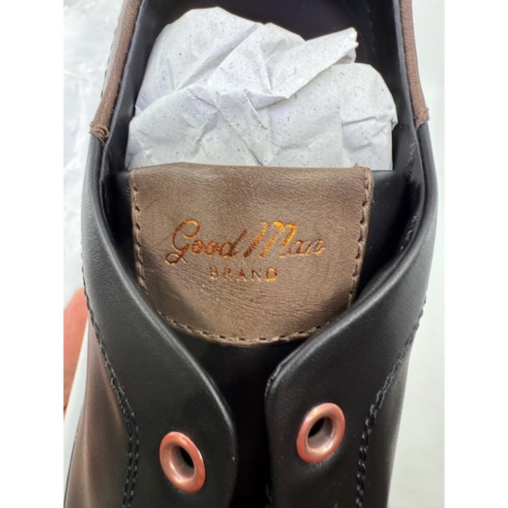 NEW Good Man Brand Legend London Sneaker Shoes Black /Dark Vachetta Mens Sz 9.5 - Picture 6 of 11